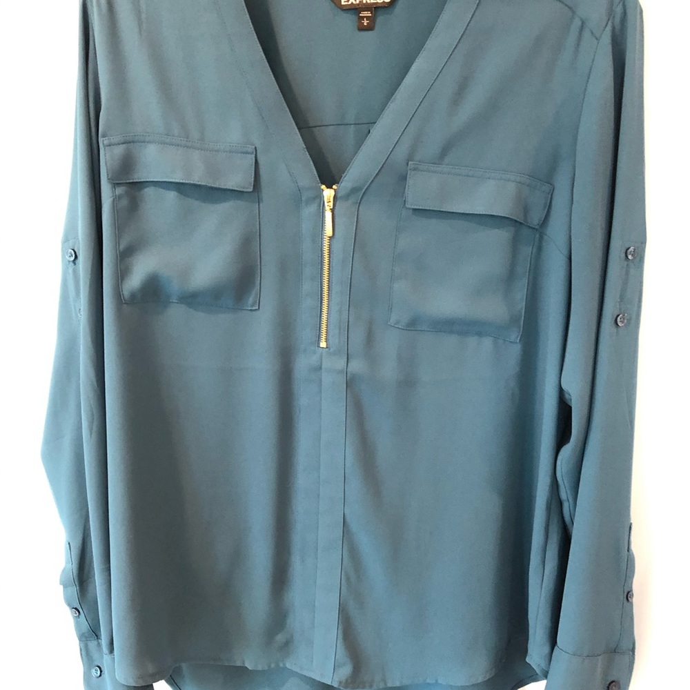 Express size L sheer shirt